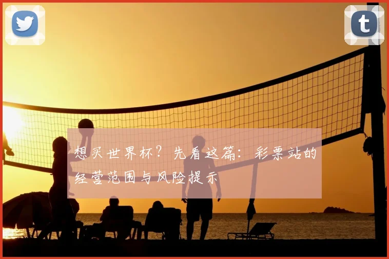 想买世界杯？先看这篇：彩票站的经营范围与风险提示